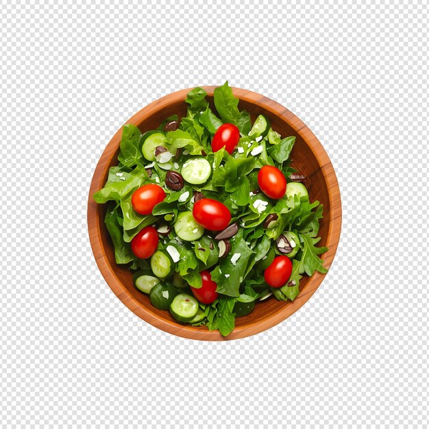 misa šalátu s čerstvými bylinkami